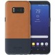 Jack Spade Coque Bicolore pour le Samsung Galaxy S8 - Marron Tan/BlUE Marine