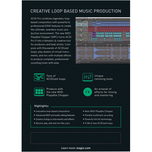 ACID Pro 9 | Numérique (ESD/UE)