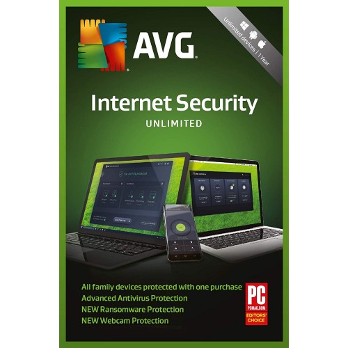 AVG Internet Security | 1 Appareil | 1 An | Numérique (ESD/UE)