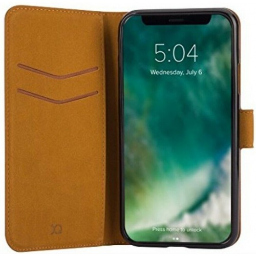 10x Xqisit Apple iPhone X - XS MAGNETIC Slim Wallet Ultra Thin Flip Wallet UK
