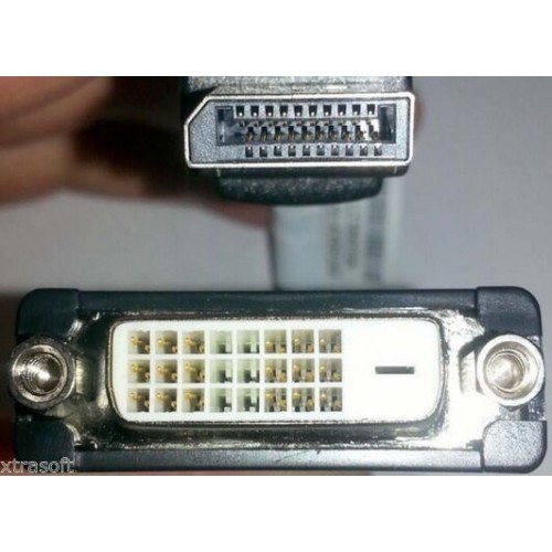5 x IBM Lenovo DisplayPort to Single-Link DVI-D Cable (43N9159) FREE Del VAT inc