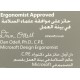 Microsoft Bluetooth Keyboard Wireless ENGLISH US + ARABIC PC Apple Android NEW