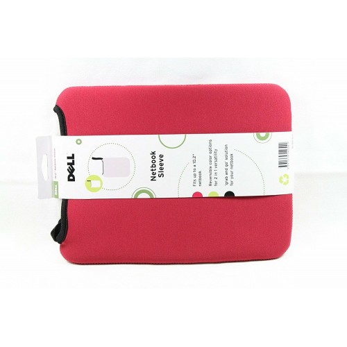 NEW GENUINE Dell 10.2 Reversible Red + Black Netbook Sleeve 4C3FV   inc VAT UK