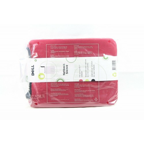 NEW GENUINE Dell 10.2 Reversible Red + Black Netbook Sleeve 4C3FV   inc VAT UK