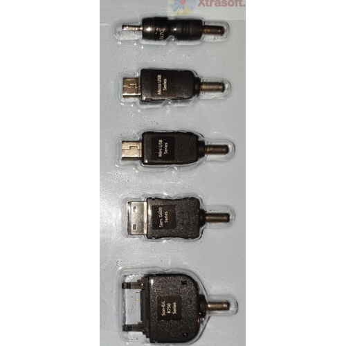 Universal 12v In Car Charger 5x Adapters Cigarette Lighter Mini/Micro USB UK