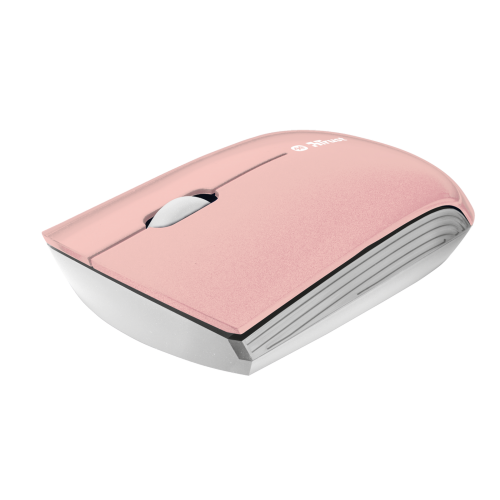 TRUST ZANOO PEARLY PINK BLUETOOTH 3 BUTTON SCROLL WHEEL MOUSE NEW SEALED VAT UK