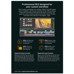 Vegas Pro Edit 15 - Brand New Sealed Box (Business or Home) Lifetime UK VAT inc