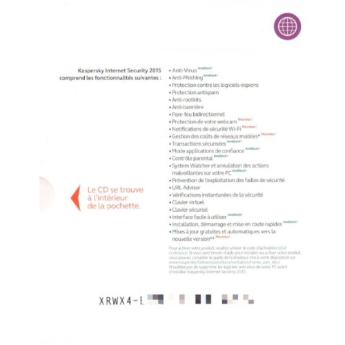 Kaspersky Internet Security 2015 | 1 Appareil | 1 An | Download Numérique (ESD/UE)
