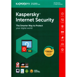 Kaspersky Internet Security 2018 | 10 Appareils | 1 An | Numérique (ESD/RU+UE)