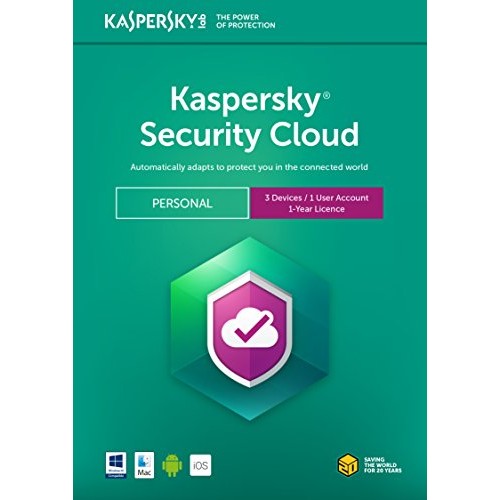 Kaspersky Security Cloud 2018 Personal | 3 Appareils | 1 An | Numérique (ESD/UE)