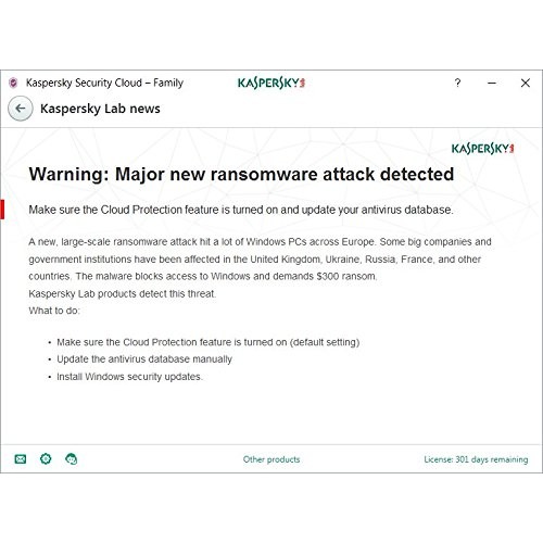 Kaspersky Security Cloud 2018 Personal | 3 Appareils | 1 An | Numérique (ESD/UE)
