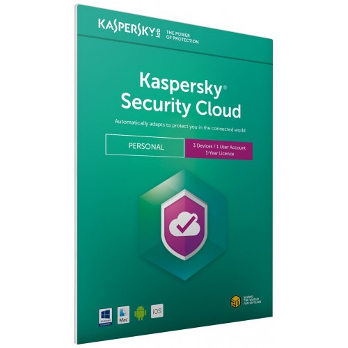 Kaspersky Security Cloud 2018 Personal | 3 Appareils | 1 An | Numérique (ESD/UE)