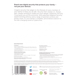 Kaspersky Security Cloud 2020 Family | 20 Appareils | 1 An | Numérique (ESD/RU+UE)