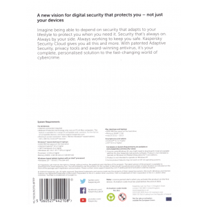 Kaspersky Security Cloud 2020 Personal | 3 Appareils | 1 An | Numérique (ESD/RU)