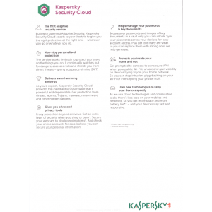 Kaspersky Security Cloud 2020 Personal | 5 Appareils | 1 An | Numérique (ESD/RU)