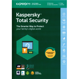 Kaspersky Total Security 2018 | 5 Appareils | 1 An | Numérique (ESD/RU+UE)