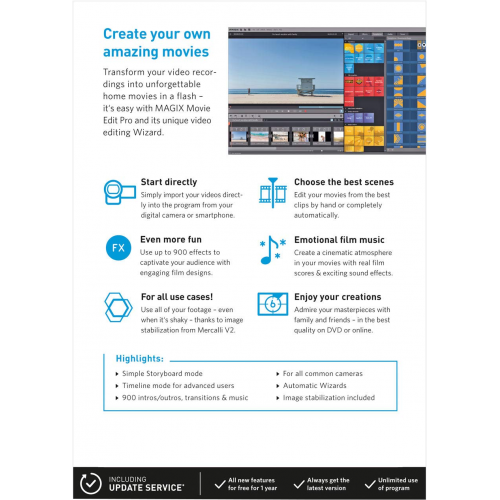 MAGIX Vidéo Deluxe 2020 | Numérique (ESD/UE)