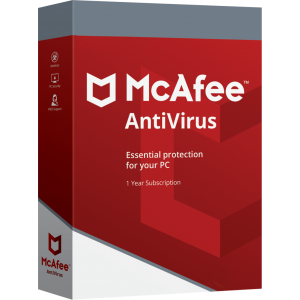 McAfee AntiVirus 2020 | 1 PC | 1 An | Numérique (ESD/UE)