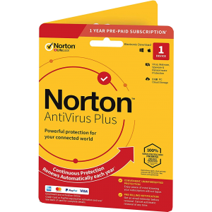 Norton Antivirus 2019 Plus | 1 PC | 1 An | Carte Bancaire requise | Numérique (ESD/UE)
