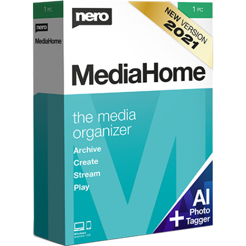 Nero MediaHome Unlimited 2021 | 1PC (Licence perpétuelle) | Numérique (ESD/UE)