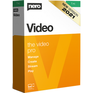 Nero Video 2021 1PC (Licence perpétuelle) | Numérique (ESD/UE)
