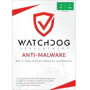 Watchdog Anti-Malware | 1 PC | 1 An | Numérique (ESD/UE)