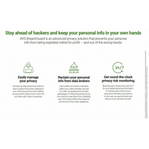AVG BreachGuard | 1 Appareil | 1 An | Numérique (ESD/EU) 