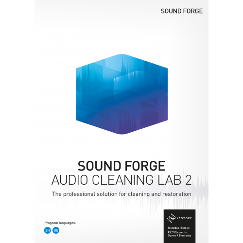 SOUND FORGE Audio Cleaning Lab | Numérique (ESD/UE)