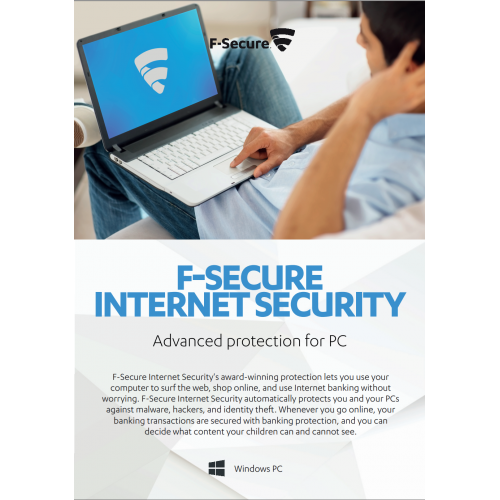 F-Secure Internet Security  | 3 PC | 1 An | Retail Numérique (ESD/UE)