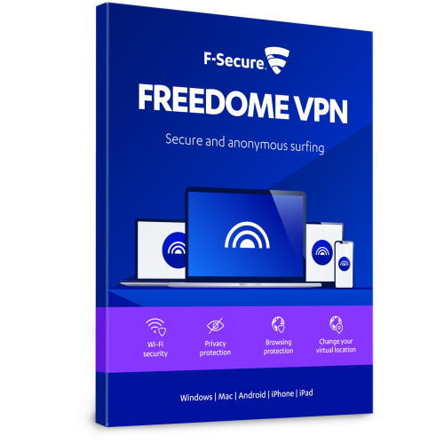 F-Secure Freedome VPN Multi-Appareil | 5 Appareils | 1 An | Numérique (ESD/UE)