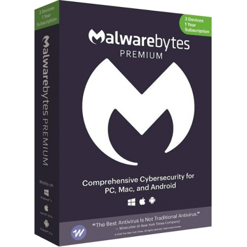 Malwarebytes Premium for Windows 2021 | 1 PC | 1 An | Numérique (ESD/RU+UE)