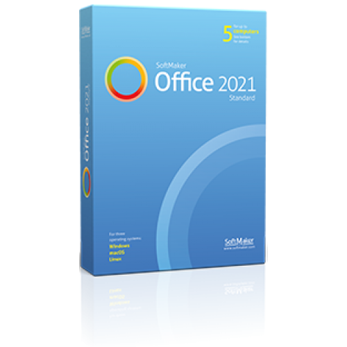 SoftMaker Office Professional 2021 | 5 Devices | Windows/macOS/Linux | 1 Year | Digital (ESD/EU)