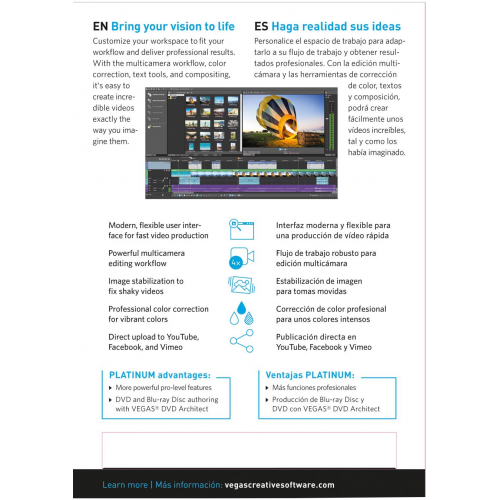 VEGAS Movie Studio 15 | Numérique (ESD/UE)