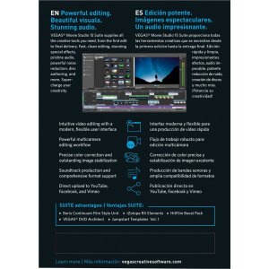 VEGAS Movie Studio 15 Suite | Numérique (ESD/UE)